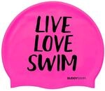 BUDDYSWIM Silikon-Badekappe f&uuml;r M&auml;nner und Frauen f&uuml;r Schwimmbad oder offenes