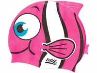 Zoggs Kinder Junior Character Silicone Cap Badekappe, Pink, One Size