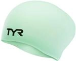 Bonnet de bain en silicone pour cheveux longs Mint
