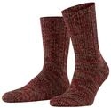 FALKE Herren Socken Brooklyn M SO Baumwolle einfarbig 1 Paar, Rot (Red Flash 8154),