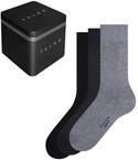 FALKE Herren Socken Happy Box Uni Multipack M So Baumwolle einfarbig 3 Paar,