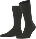 FALKE Herren Socken Airport M So Wolle Baumwolle einfarbig 1 Paar, Gr&uuml;n Green
