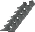 FALKE Damen Sneakersocken Happy Multipack W Sn Baumwolle kurz einfarbig 6 Paar, Grau