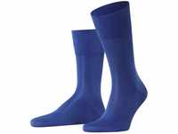 FALKE Herren Socken Tiago M SO Fil D'Ecosse Baumwolle einfarbig 1 Paar, Blau