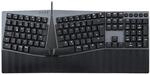 Perixx PERIBOARD-535BL Wired Ergonomic Mechanical Full-Size Keyboard -...