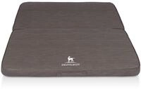 Faltbare Reisematte Orthop&auml;disch Roanoke Hundematte aus Laser gestepptem Kunstleder