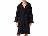 Arena Unisex Bademantel Soft Robe Core, Black White, L