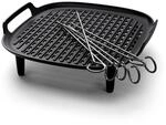 Philips Airfryer Zubeh&ouml;r f&uuml;r 7.2L Hei&szlig;luftfritteuse, Grill-Kit, Grillplatte und 6
