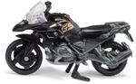 Siku 1399, BMW R 1250 GS LCI, Spielzeug-Motorrad, Metall/Kunststoff, Schwarz/Silber,