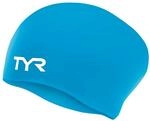 Schwimmkappe, Silikon, f&uuml;r langes Haar, Blau