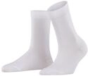FALKE Damen Socken Cotton Touch W So Baumwolle einfarbig 1 Paar, Wei&szlig; White 2000,