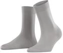 FALKE Damen Socken Cotton Touch W So Baumwolle einfarbig 1 Paar, Grau Silver 3290,