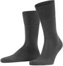 FALKE Herren Socken Tiago M So Fil d&Eacute;cosse Baumwolle einfarbig 1 Paar, Grau Steel