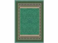 Bassetti Maser Plaid aus 100% Baumwolle in der Farbe Waldgrün V1, Maße: 135x190 cm