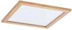 Lucande LED Deckenlampe Holz 42x42 cm, mit Fernbedienung dimmbar wechselbare