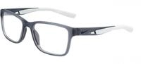 NIKE Brille Gr&ouml;&szlig;e 53 mm Matte Dark Grey,Wolf Grey, EYE SIZE: 53 BRIDGE: 17