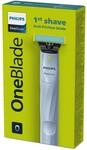 Philips OneBlade QP1324/20 Azul Erster Bartshave