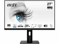 MSI PRO MP273APDE 27 Zoll Full HD Office Monitor - 1920x1080 IPS-Panel, 100Hz,