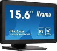 iiyama Prolite T1633MSC-B1 39,5cm 15,6" IPS LED-Monitor Full-HD 10 Punkt Multitouch