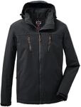 killtec Herren Softshelljacke/Outdoorjacke mit abzippbarer Kapuze - KOW 163 MN