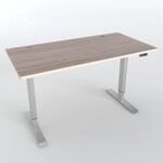 VESKA H&ouml;henverstellbarer Schreibtisch (140 x 70 cm) - Sitz- & Stehpult -...