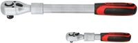 KS Tools 914.1412 1/4" + 1/2" Teleskop-Umschaltknarren-Satz, 2-tlg