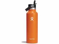 HYDRO FLASK - Trinkflasche 621ml (21oz) mit Strohdeckel - Vakuumisolierte,