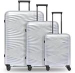 Pactastic Ultra leicht Hartschalen Koffer-Set 3-teilig | Robustes Polypropylen