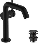 hansgrohe Tecturis S Fine - Waschtischarmatur mit Push-Open Ablauf,...
