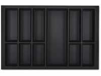 ORGA-BOX VII Design Besteckeinsatz schwarz 726 x 474 mm Besteckaufbewahrung...