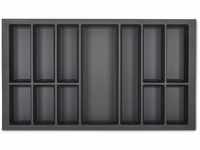 ORGA-BOX VII Design Besteckeinsatz basaltgrau 826 x 474 mm Besteckkasten für...
