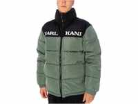 Karl Kani Retro Essential Puffer Jacke Herren Winterjacke dusty green, XL