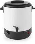 HENDI Heissgetr&auml;nkespender, Gl&uuml;hweinkocher, Gl&uuml;hwein, Einstellbar bis 110&deg;C,