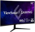 ViewSonic VX3218C-2K Gaming Monitor 32 Zoll Curved, 2K WQHD 1440P, 180Hz, 1ms MPRT,