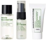 PURITO Centella Unscented Line (Mini) - 4-teiliges Gesichtspflegeset, ideal f&uuml;r