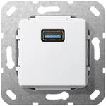 Gira 568203 USB 3.0 A Gender Changer Einsatz, reinwei&szlig;