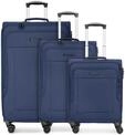 Franky Koffer-Set 3-teilig f&uuml;r Damen und Herren | Reise-Trolleys 48 x 31 x 79 cm aus