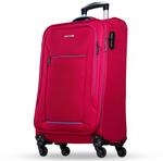 NOWI Sevilla Weichschalen Trolley L &ndash; Mittelgro&szlig;er Stoff Koffer 50L mit 4...