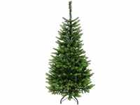 Künstlicher Weihnachtsbaum Premium Spritzguss PE 150 cm Höhe und 1093 Spitzen...