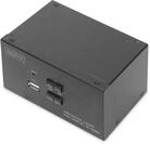 DIGITUS KVM-Switch HDMI &ndash; 2-Port Dual-Display &ndash; 2 PC 2 Monitore &ndash; 1x Maus,