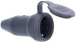 as - Schwabe Vollgummi-Kupplung 230 V / 16 A mit Schutzkappe &ndash; Schuko