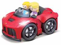 BBJunior Ferrari Poppin' Drivers: Spielzeugauto LaFerrari Aperta, mit Spielfiguren,