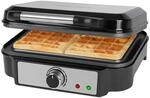 ProfiCook Waffeleisen f&uuml;r belgische Waffeln mit 2 Backfl&auml;chen | Waffeleisen