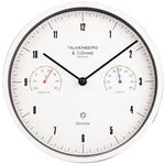 Falkenberg & S&ouml;hne Funkwanduhr 25 cm Ger&auml;uschlos kein Ticken Wanduhr Thermometer