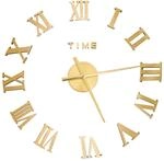 vidaXL 3D Wanduhr Modernes Design Dekorativ Extragro&szlig; Deko Wand Uhr Wandtattoo