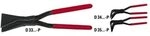 BESSEY Erdi Falzzange D33-60-P, gerade Form, Maulbreite 60 mm, Gesamtl&auml;nge 280 mm,
