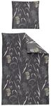 Irisette Edel-Feinbiber Bettw&auml;sche Koala 8425 grau 1 Bettbezug 155 x 220 cm + 1