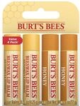 Honey & Beeswax 4er Pack - Lippenbalsam mit Bienenwachs - pflegender Lippenstift -