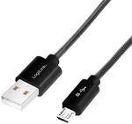 Synchronisations- & Ladekabel mit Nylon Geflechtschutz - USB-A zu micro-USB f&uuml;r