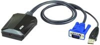 ATEN CV211 Laptop USB Konsolen Adapter schwarz